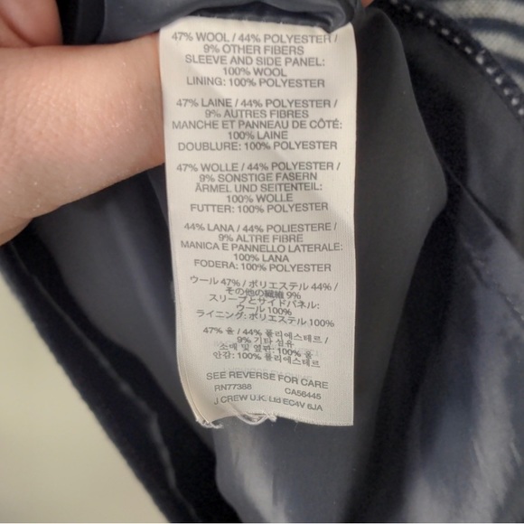 EUC J.Crew Stunning wool blend striped dress - Picture 7 of 8